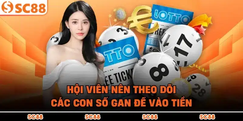 Hội viên nên theo dõi các con số gan để vào tiền